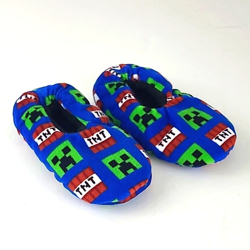 MINECRAFT TNT Creeper Slippers